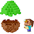 Minecraft Mini Mode Spawn Egg figur - flere varianter - assorteret