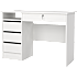 Function Plus skrivebord med 4 skuffer - hvid
