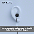 Sony IER-EX15C in-ear høretelefoner - hvid