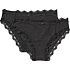 VRS dame 2-pak tai trusser str. 48 - sort