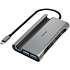 HAMA USB-C hub 7 - sort