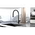 hansgrohe Talis M54 køkkenarmatur 210 2jet med udtræk mat sort. C-tud