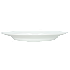 Ovalt fad opalglas - 36 cm