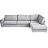 Rom Nordic højrevendt open-end sofa - lysegrå