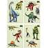 Dino World gel stickers – flere varianter – assorteret