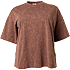 VRS dame oversize T-shirt str. 54 - brun