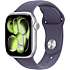 Apple Watch S11 (2025) GPS + Cell 42 mm - Silver Aluminium - Purple Fog Sport Band M/L