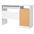 Function Plus skrivebord med 4 skuffer - hvid