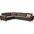 Rom Nordic vendbar hjørnesofa - grøn