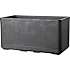 Cosmo aflang plantekasse 78x38x38 cm - antracit