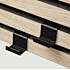 Sort krog til akustikpanel - 2 stk.
