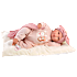 Llorens dukke med rosa sutteklud 42 cm