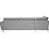 Rom Nordic højrevendt open-end sofa - antracit