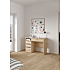Function Plus skrivebord med 4 skuffer - trælook