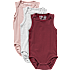 VRS baby 3-pak body str. 80 - gammelrosa/grå/bordeaux