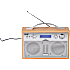 Prosonic DAB-400 radio DAB+/FM - træ