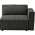 GRO modulsofa med chaiselong - antracit
