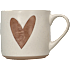 Krus med hjerter - 350 ml - flere varianter - assorteret