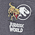 Jurassic World bluse str. 122/128 - grå