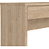 Function Plus skrivebord med 2 skuffer - trælook