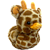 Duckees ande-bamse 18 cm - flere varianter - assorteret