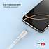 Fixed kabel lightning 1,2 meter USB - hvid