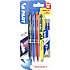 Pilot FriXion Clicker kuglepenne - 3 stk. med ekstra refiler