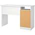 Function Plus skrivebord med 3 skuffer - hvid