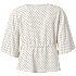 VRS dame bluse med prikker str. S - beige