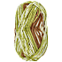 Akryl- og uld blandingsgarn - grøn, hvid og brun 4800