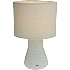 Asta keramik bordlampe - hvid
