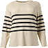 VRS dame striktrøje str. 52 - beige