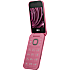 HMD 2660 Flip 4G med opladningsdock - Raspberry Red