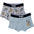 Bluey 2-pak boxershorts str. 98/104 - grå/blå