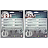 Halloween ansigtstattovering - flere varianter - assorteret