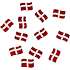 Salling træstrøflag 50-pak 2,5 x1,6 cm