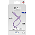 X2O SUPERFLEX 60W USB-C/C-kabel 1,5M - Lyserød
