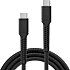 X2O Longlife 100W USB-C/C-kabel 3M - Sort