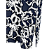 VRS dame blomstret T-shirtkjole str. S - navy
