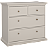 Paris kommode med 4 skuffer - beige