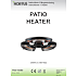 HORTUS TERRASSEVARMER PRARASOLMODEL 800/1600/2400W