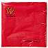 Windsor ensfarvede servietter 33x33 cm 20-pak - Rubinrød