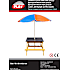 Børnepicnicbord med parasol