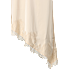 VRS dame asymmetrisk stropkjole med blondekanter str. XL - beige