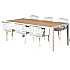 Carlton havebord med 6 lindholt stole - sandy grey