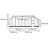 Halls Icon Gardenhouse 6 - 8,6 m2 - sort