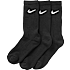 Nike 3-pak strømper str. 42-46 - sort