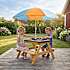 Børnepicnicbord med parasol