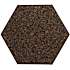 Akustisk heksagonal kork - mørk