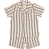 Tiny One 2-delt sæt med skjorte og shorts str. 86/92 - beige